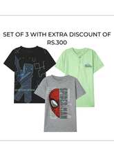 Boys Set Of Three Tees